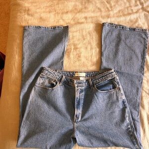 Abercrombie & Fitch Light Blue Flare Jeans 32L